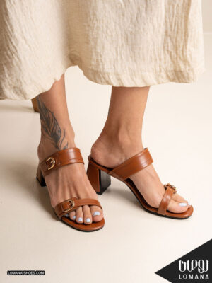 صندل پاشنه دوسگک لومانا - کد 2737