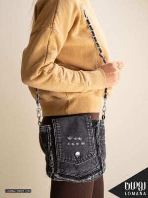 کیف جین رودوشی زنجیری لومانا - کد 2750