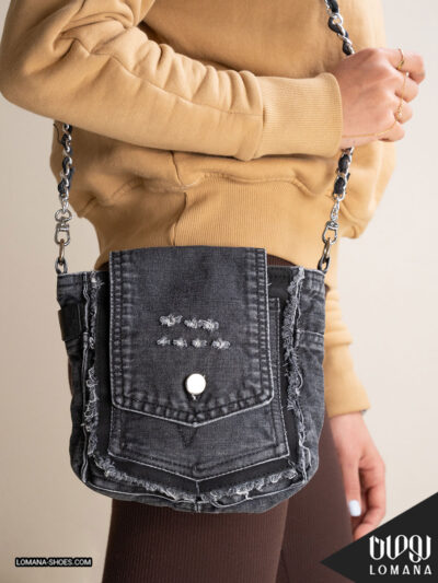 کیف جین رودوشی زنجیری لومانا - کد 2750