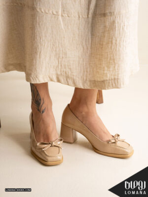 پاشنه ورنی پاپیونی لومانا - کد 2776