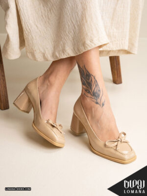 پاشنه ورنی پاپیونی لومانا - کد 2776