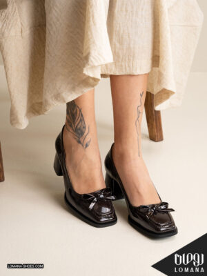 پاشنه ورنی پاپیونی لومانا - کد 2776