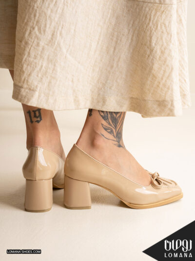 پاشنه ورنی پاپیونی لومانا - کد 2776