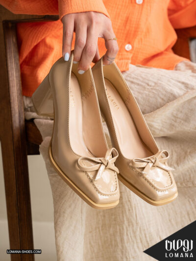 پاشنه ورنی پاپیونی لومانا - کد 2776