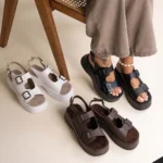 صندل لژدار شیک زنانه R8 لومانا - کد 2944