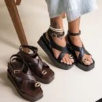 صندل لژدار تابستانه W1 لومانا - کد 2968